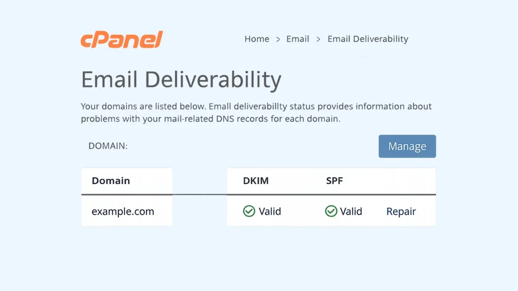 Email deliverability